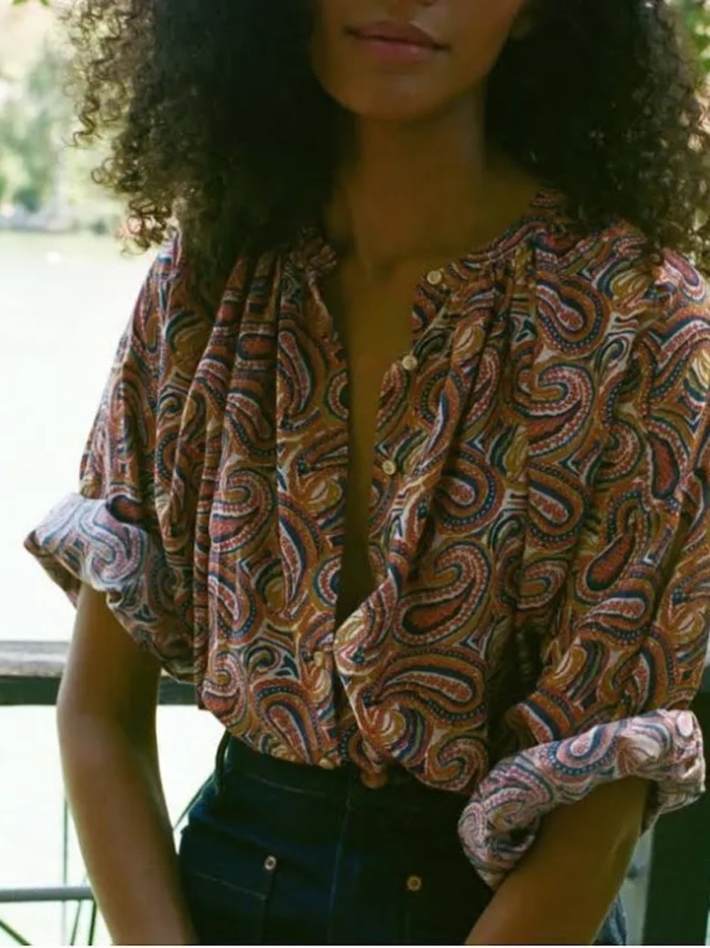 Doen Paisley Jane Blouse